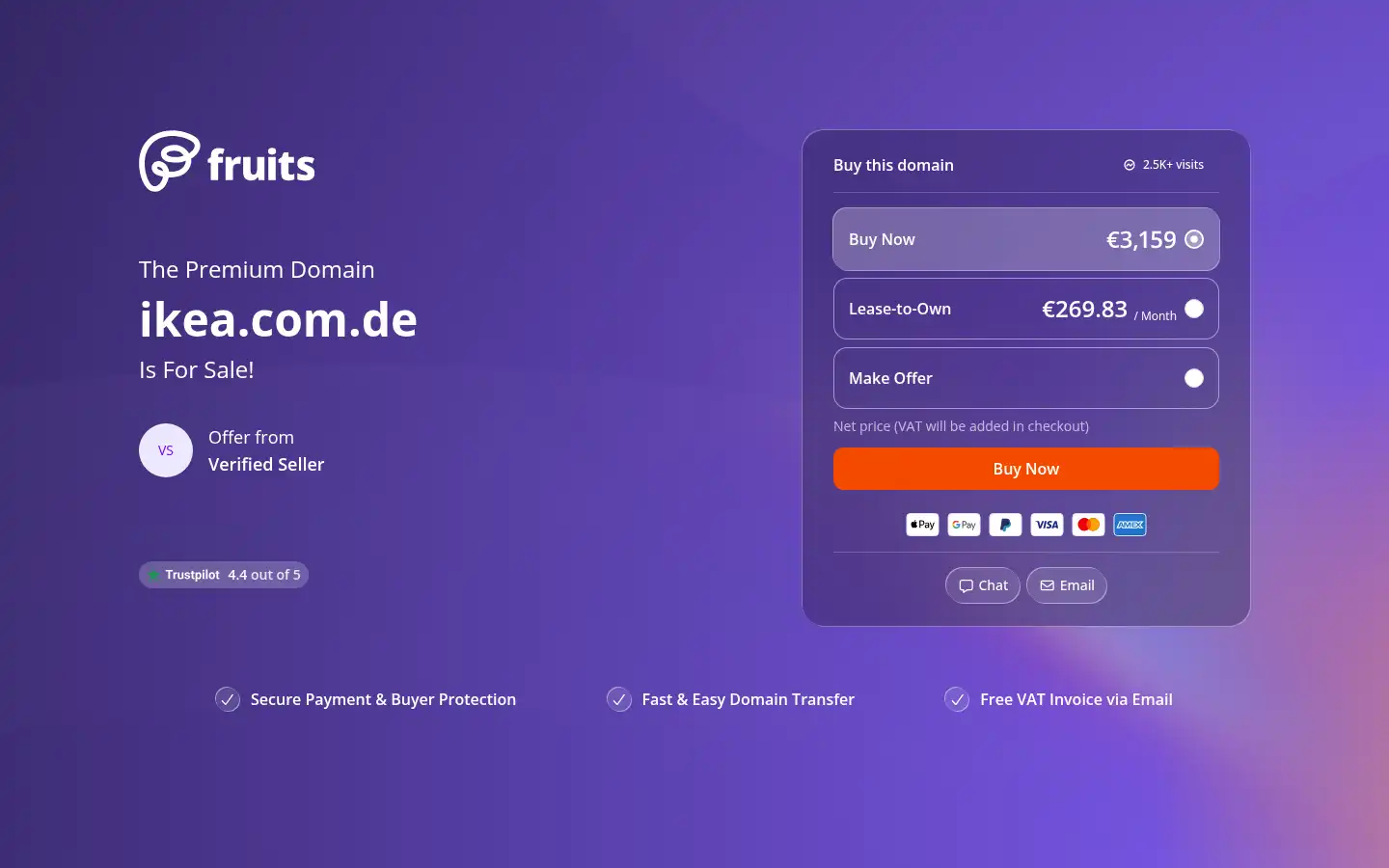 Screenshot of ikea.com.de