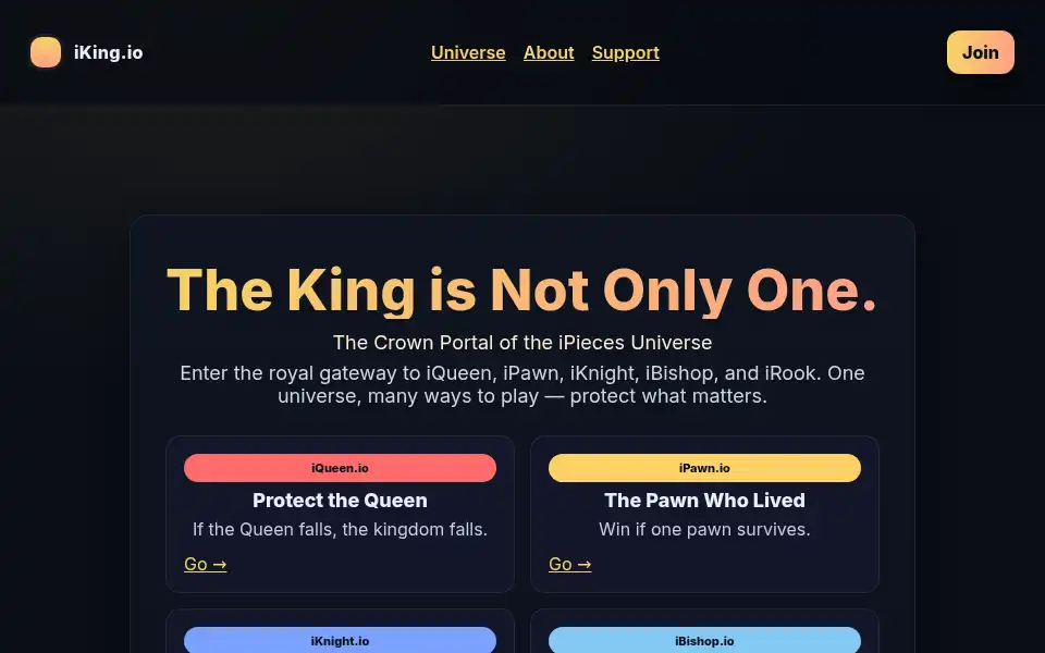 Screenshot of iking.io