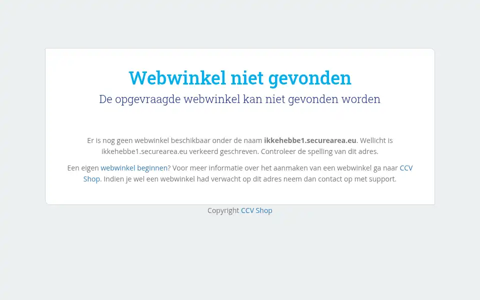 Screenshot of ikkehebbe.com