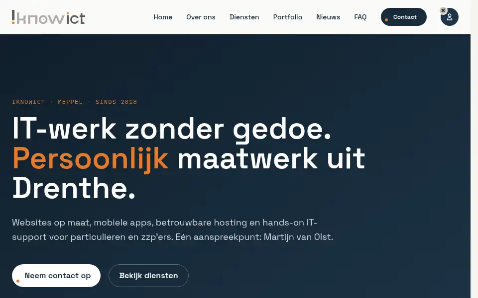 Screenshot of iknowict.com