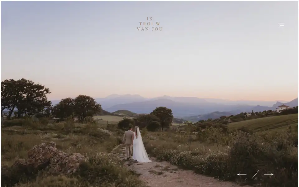 Screenshot of iktrouwvanjou.com