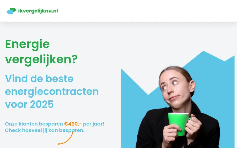 Screenshot of ikvergelijknu.nl