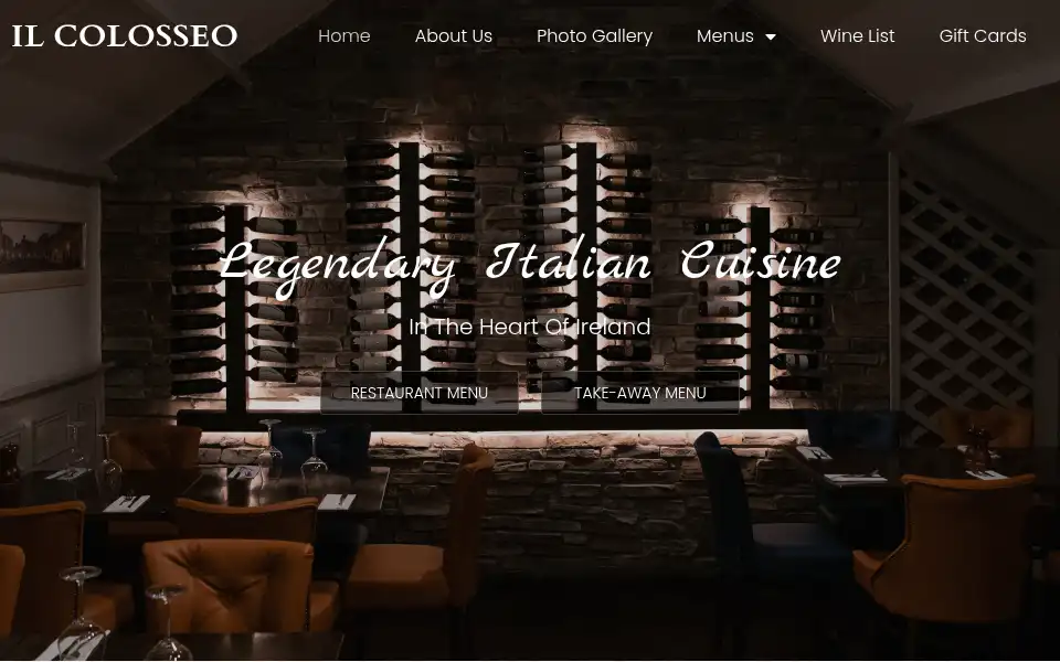 Screenshot of ilcolosseo-athlone.com