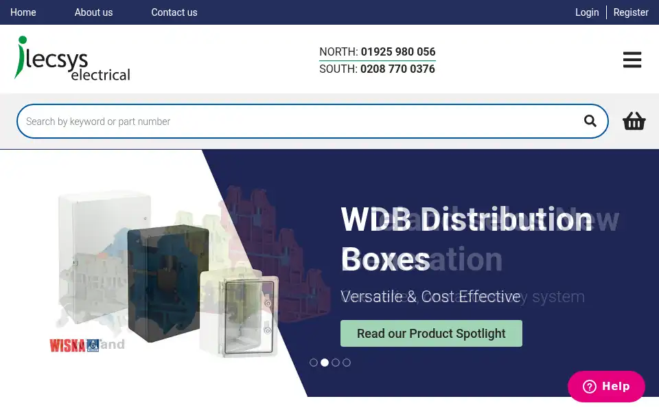 Screenshot of ilecsys.co.uk
