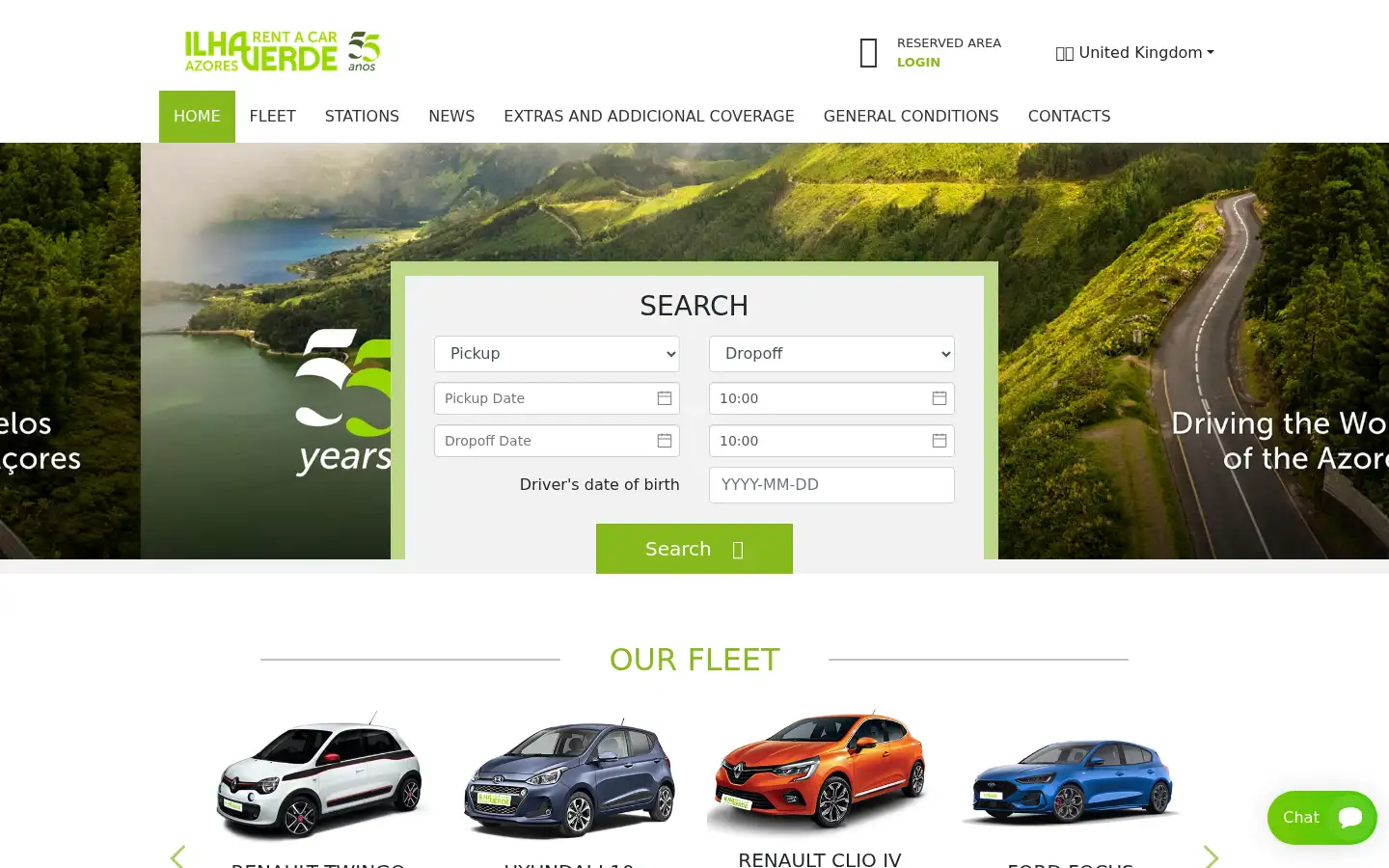 Screenshot of ilhaverde.com