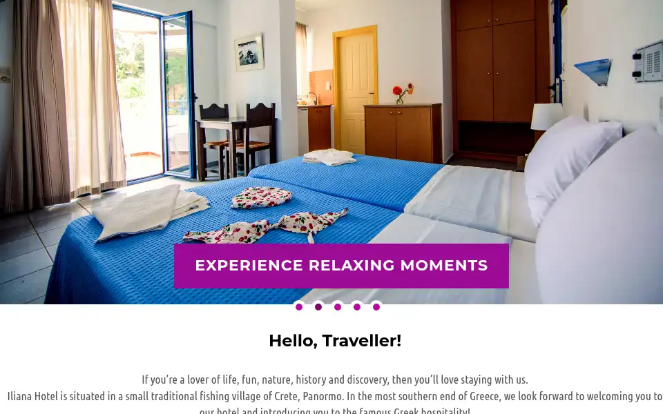 Screenshot of iliana-hotel.gr