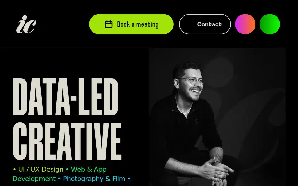 Screenshot of ilkleycreative.com