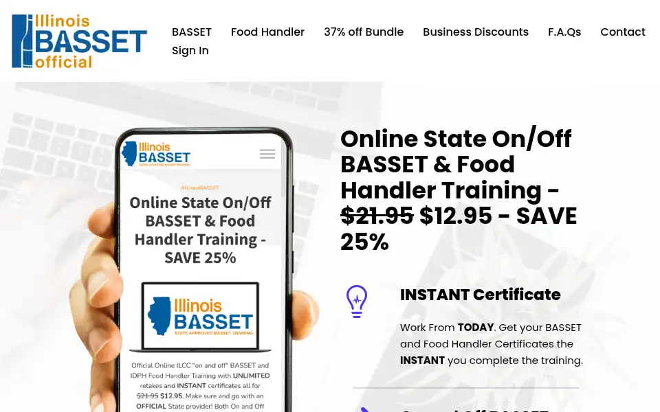 Screenshot of illinoisbassetofficial.com