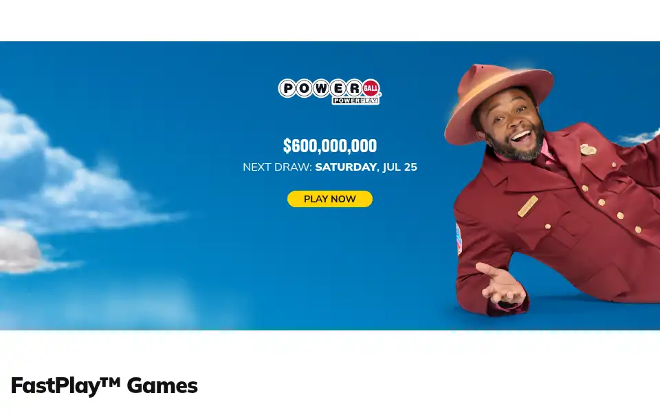 Screenshot of illinoislottery.com