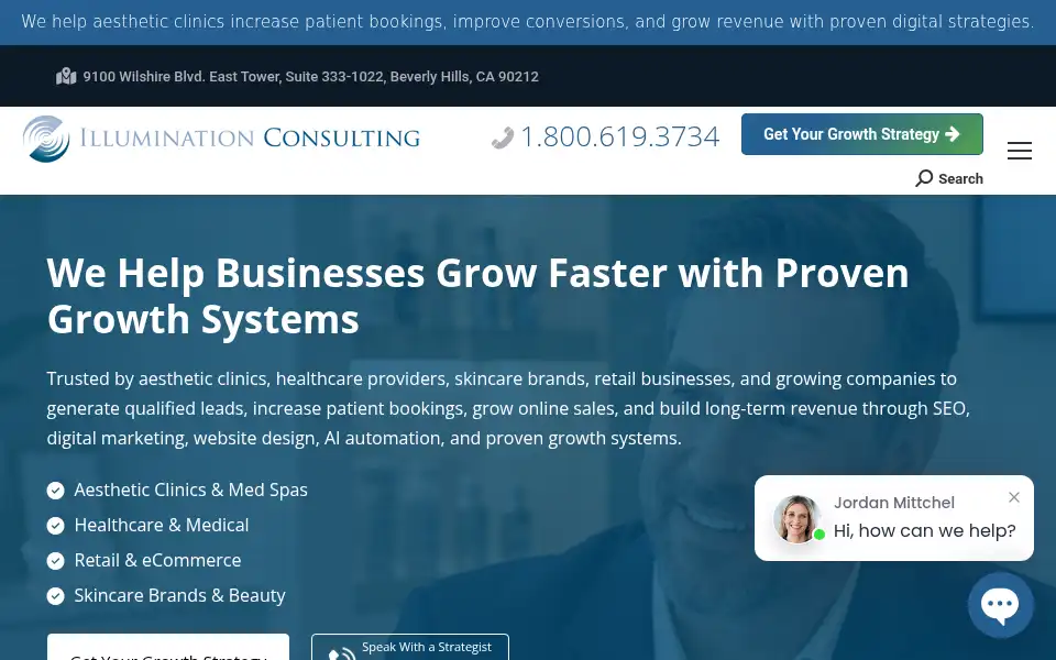Screenshot of illuminationconsulting.com