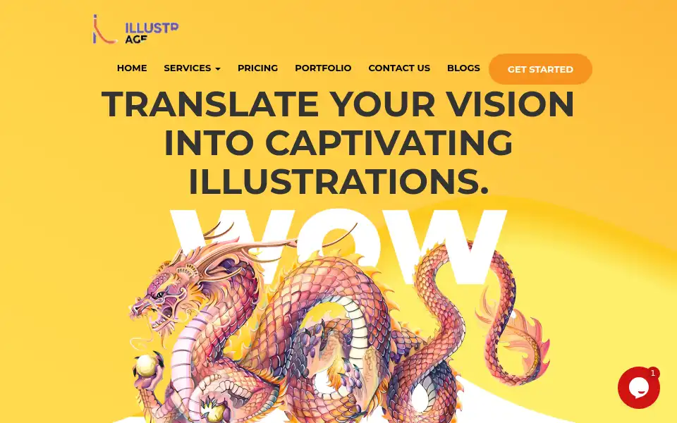 Screenshot of illustrationexperts.com