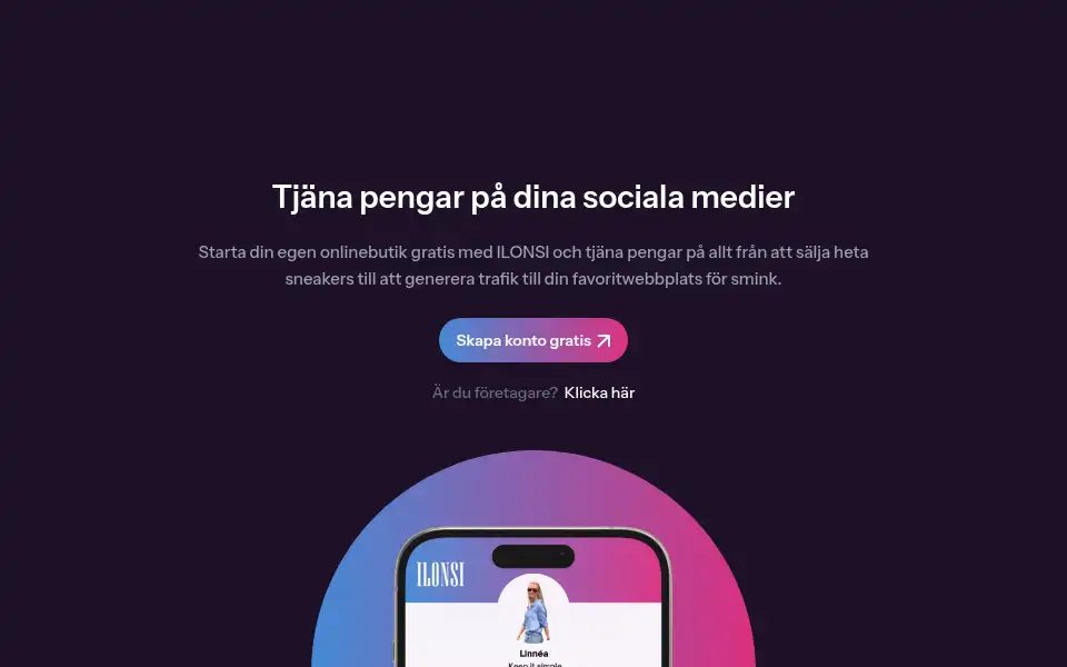 Screenshot of ilonsi.com