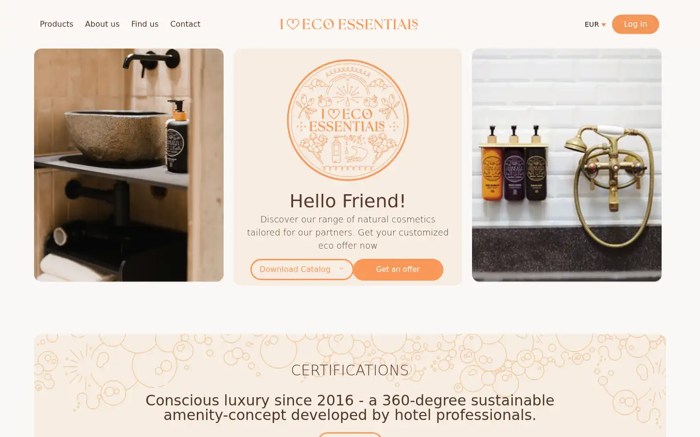 Screenshot of iloveecoessentials.com