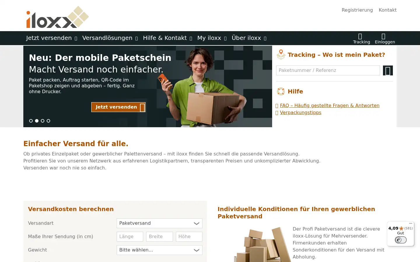 Screenshot of iloxx.de