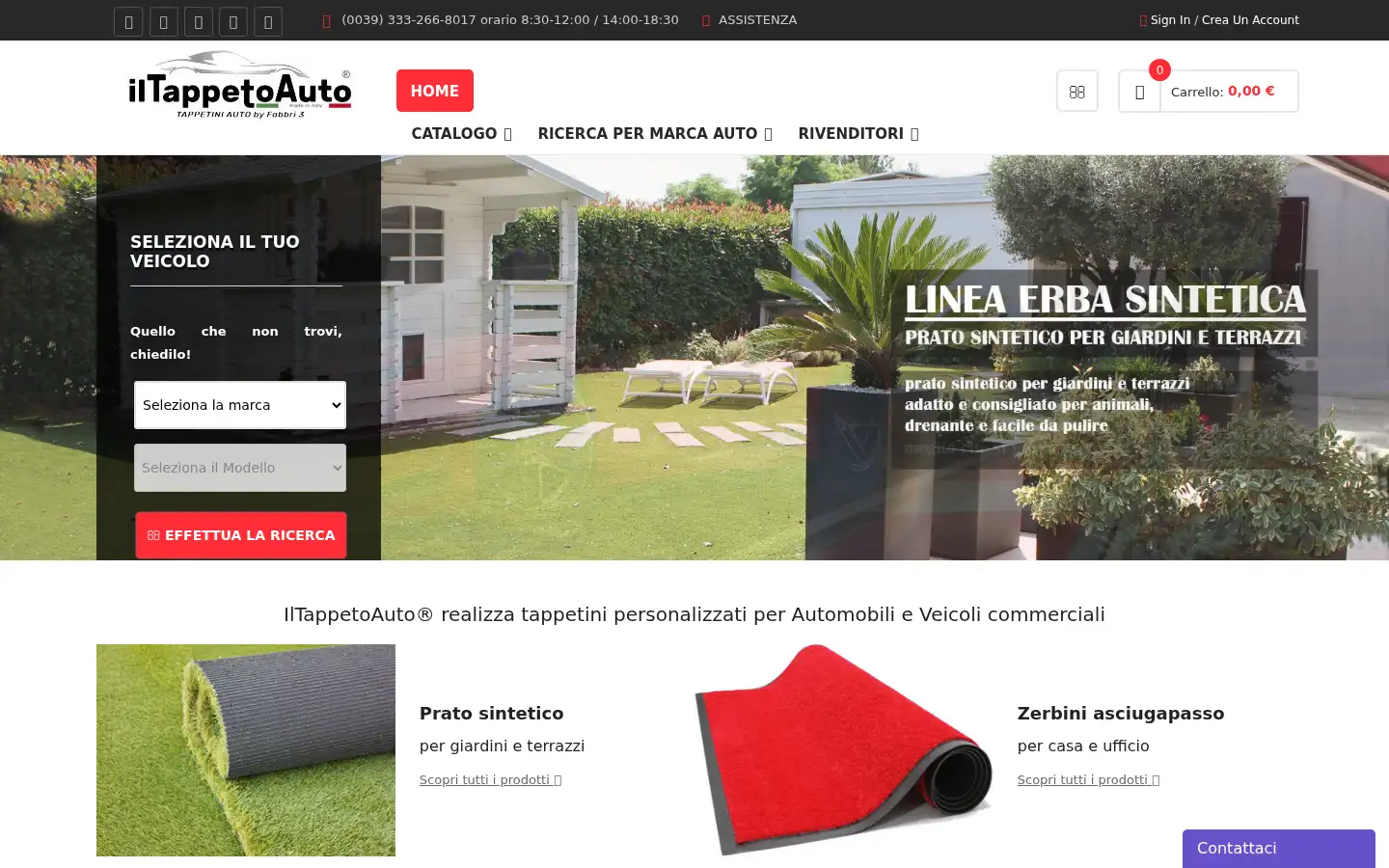 Screenshot of iltappetoauto.com