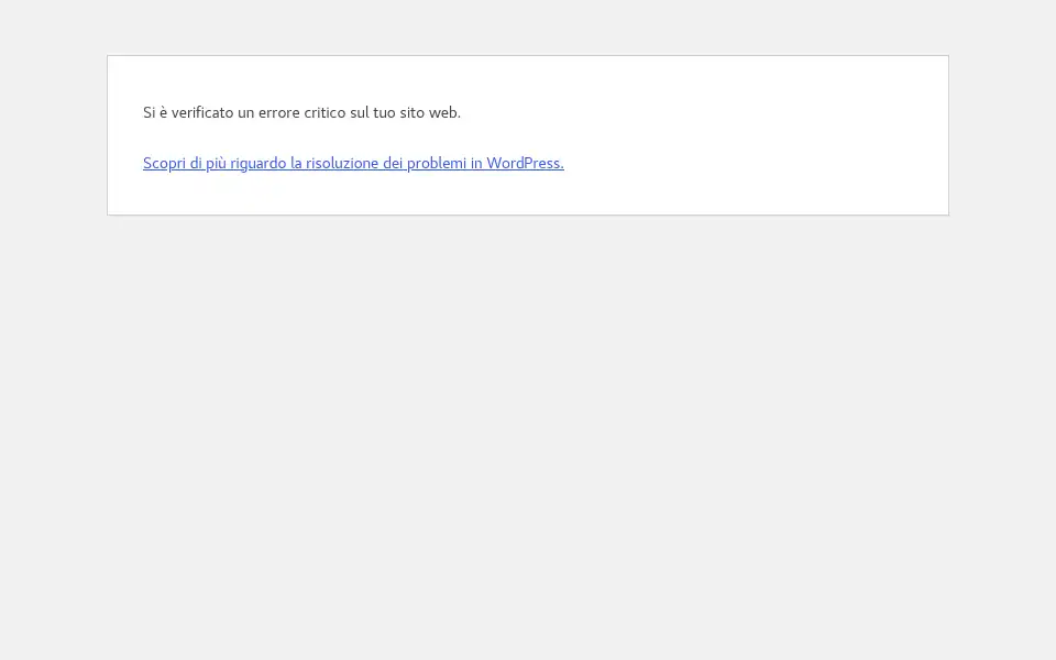Screenshot of iltuohosting.it