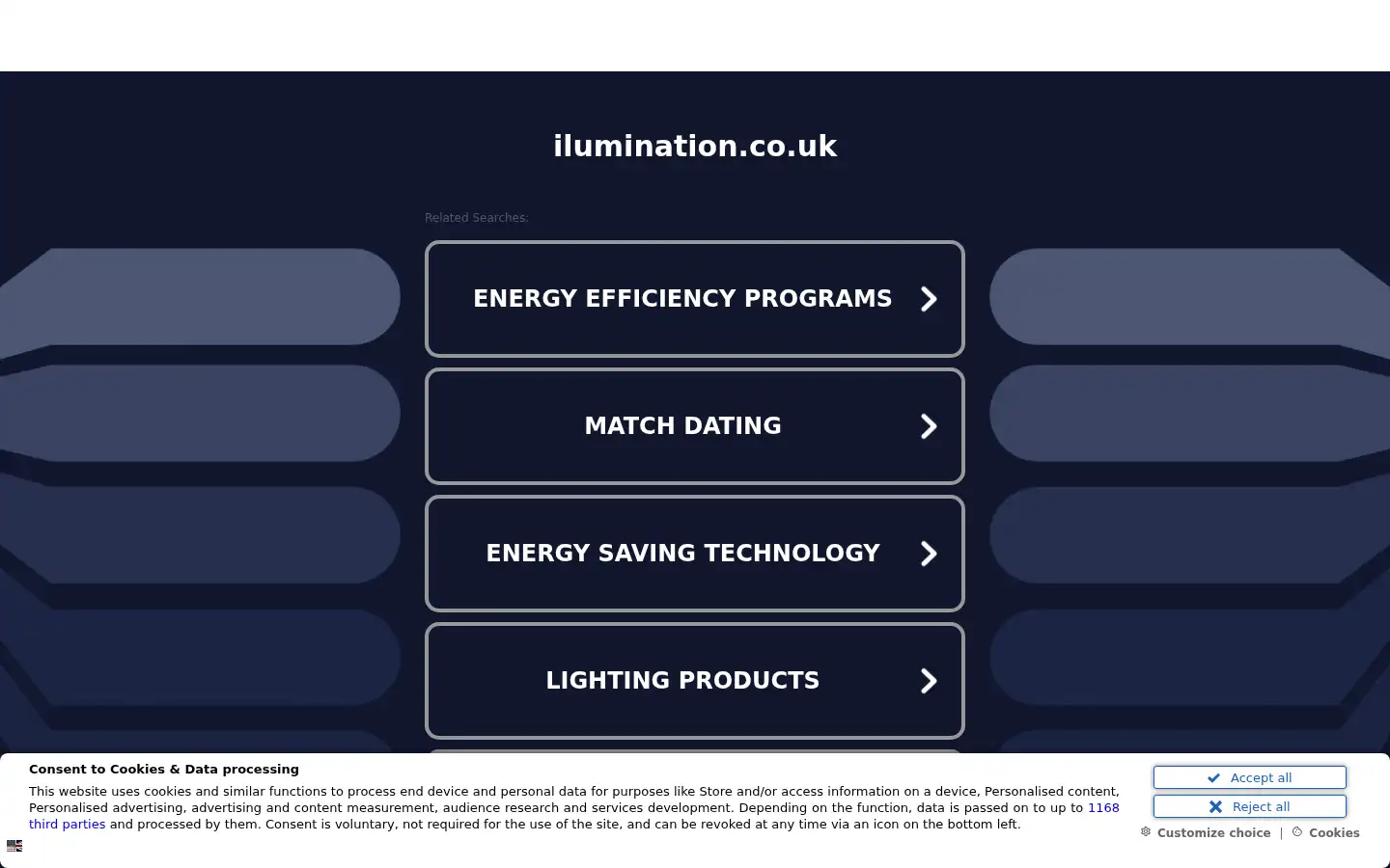 Screenshot of ilumination.co.uk