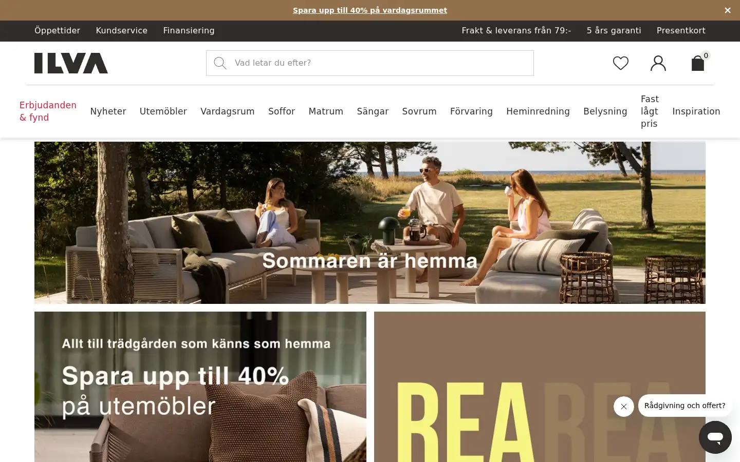 Screenshot of ilva.se