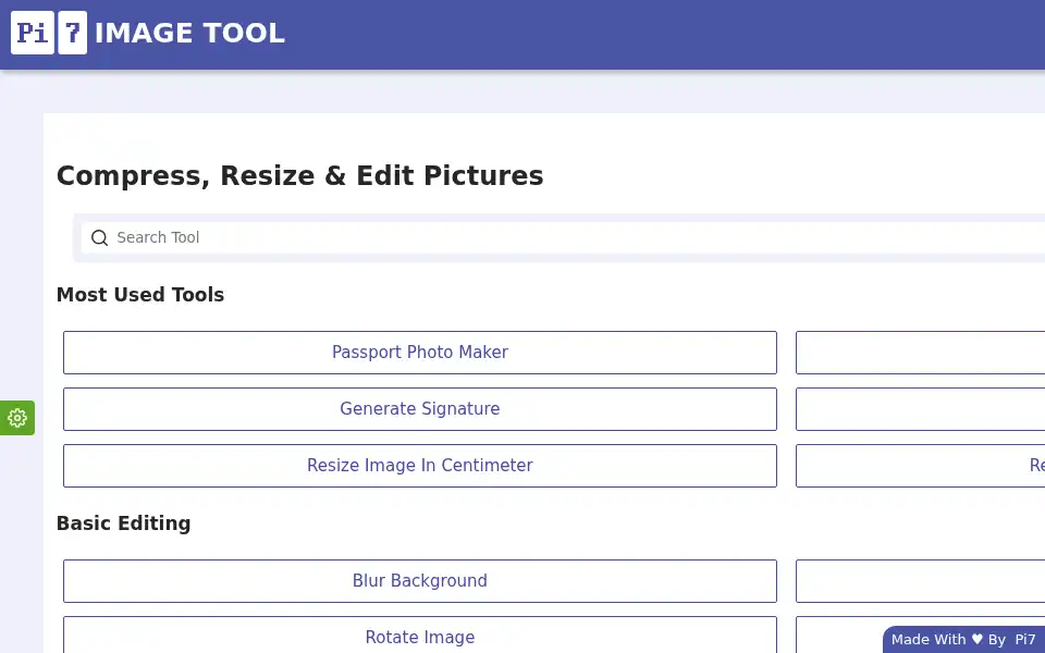 Screenshot of image.pi7.org