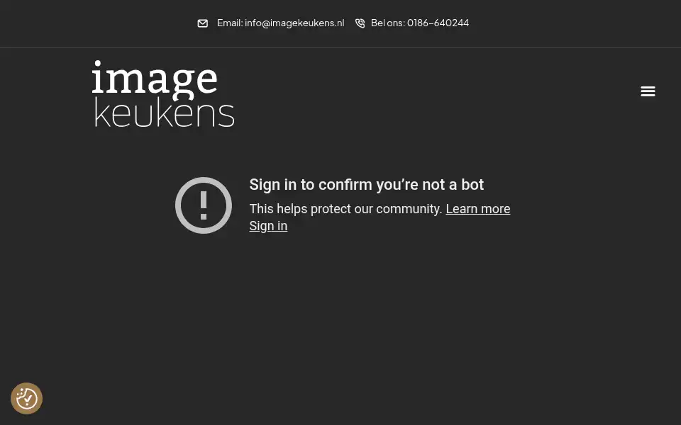 Screenshot of imagekeukens.nl