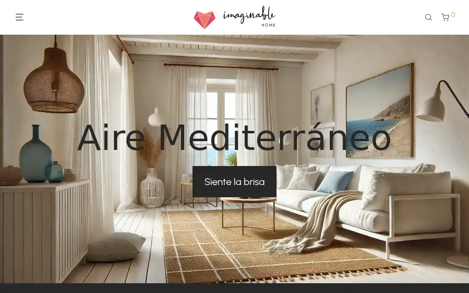 Screenshot of imaginablehome.com