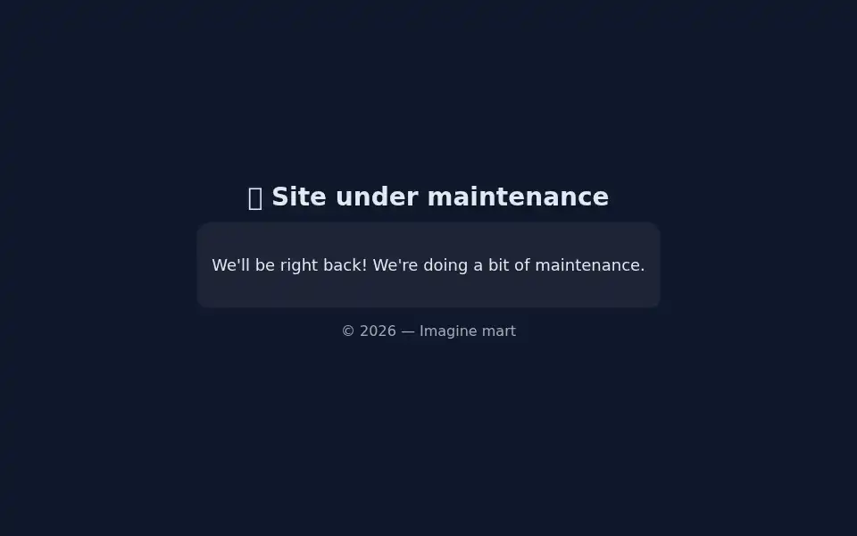Screenshot of imaginemart.uk