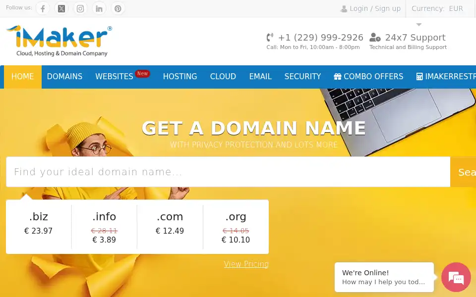 Screenshot of imaker.biz