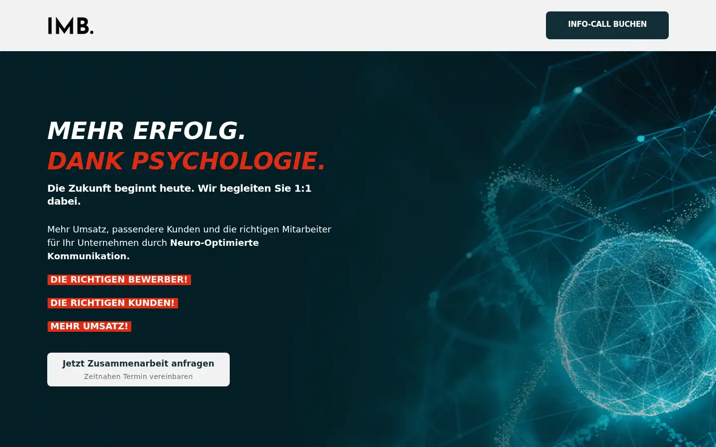 Screenshot of imb-gruppe.de
