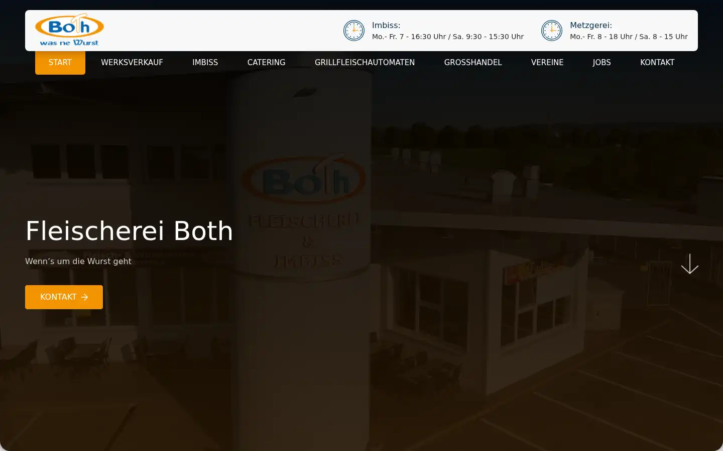 Screenshot of imbiss-both.de