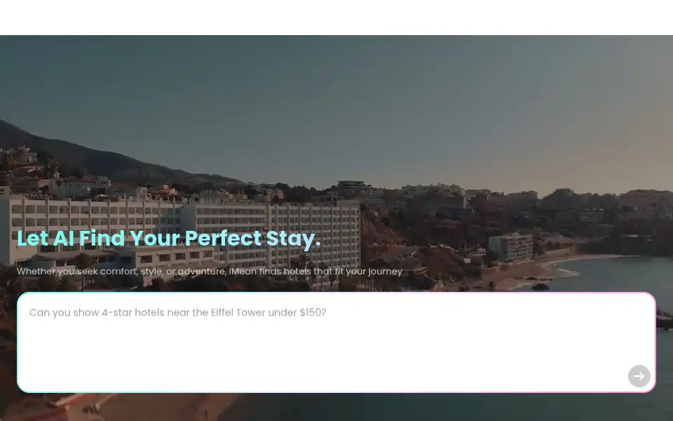 Screenshot of imean.ai