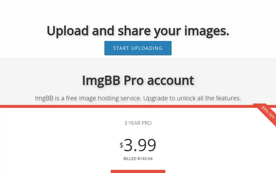 Screenshot of imgbb.com