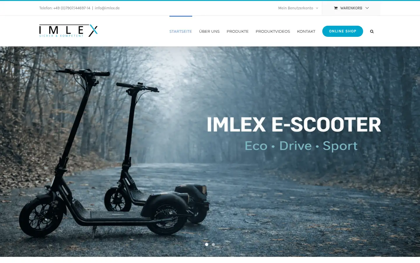 Screenshot of imlex.de