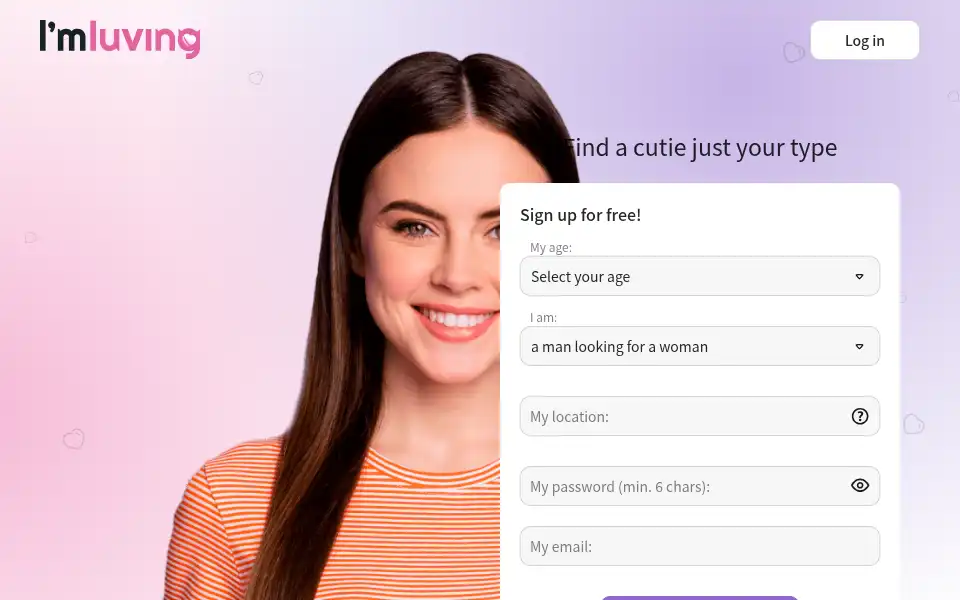 Screenshot of imluving.com
