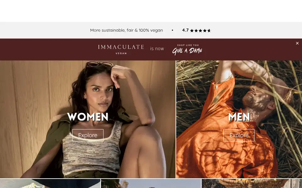 Screenshot of immaculatevegan.com