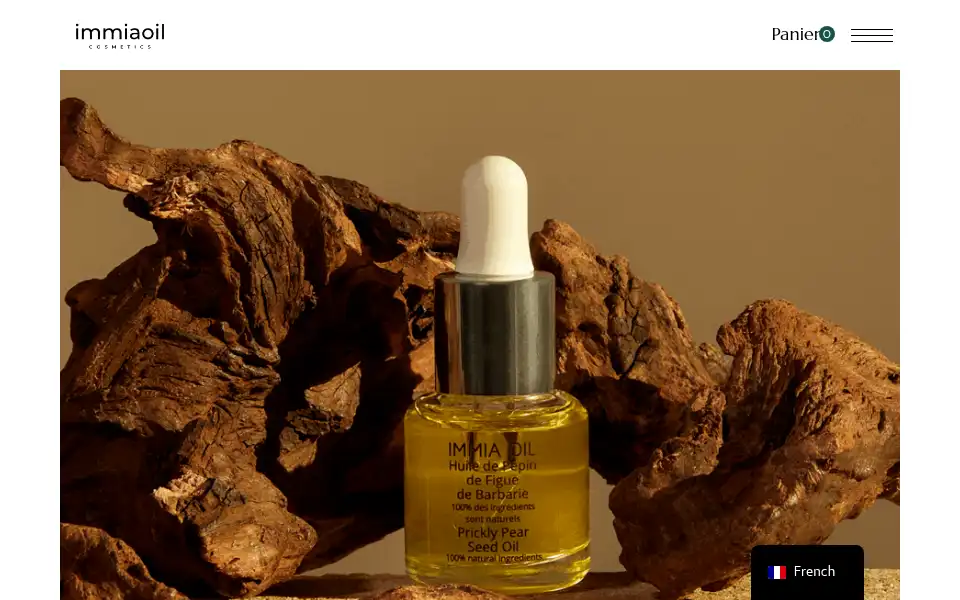 Screenshot of immiaoil.com