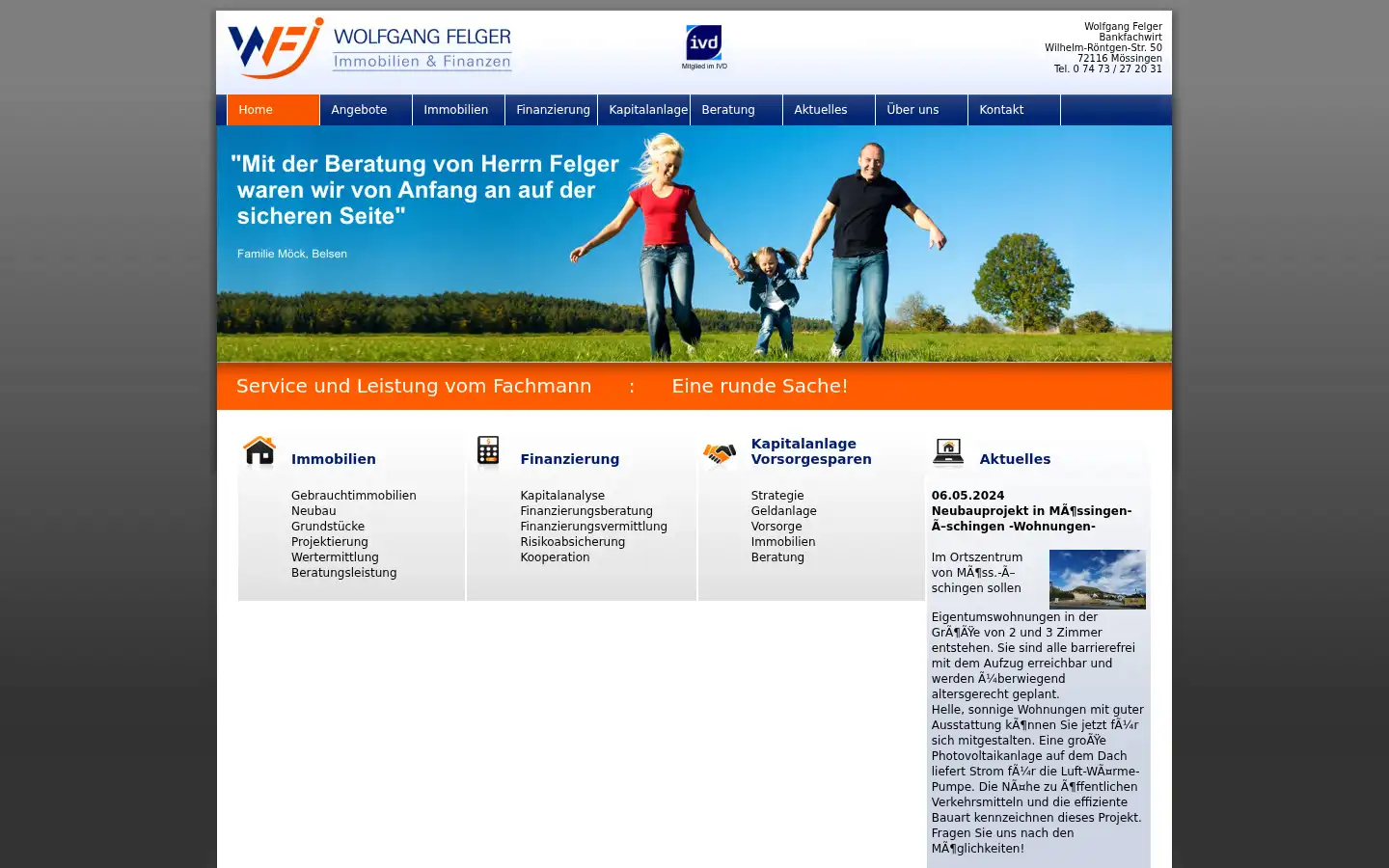 Screenshot of immo-finanzen.de
