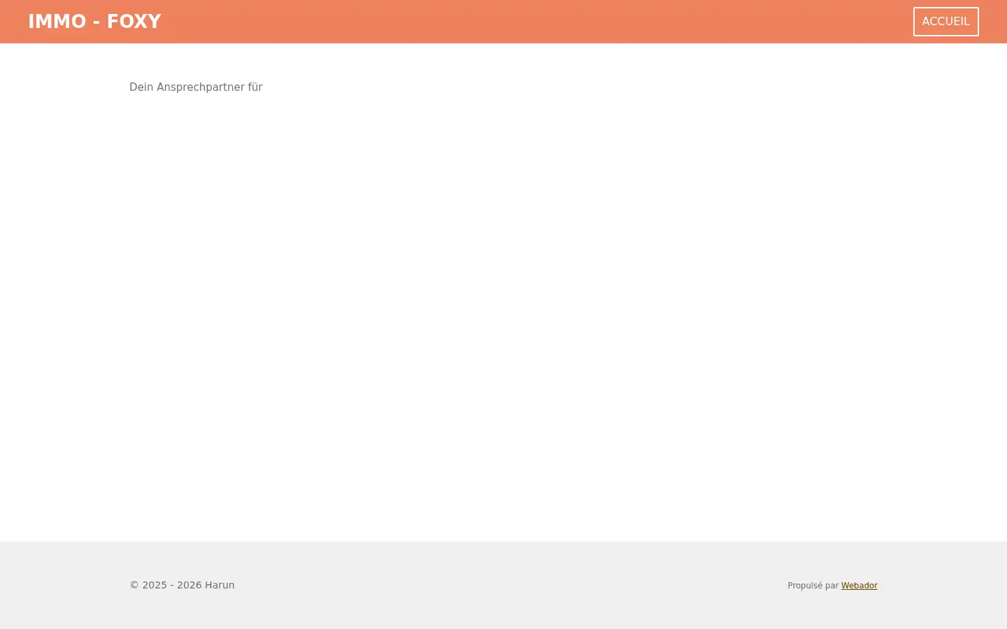 Screenshot of immo-foxy.ch