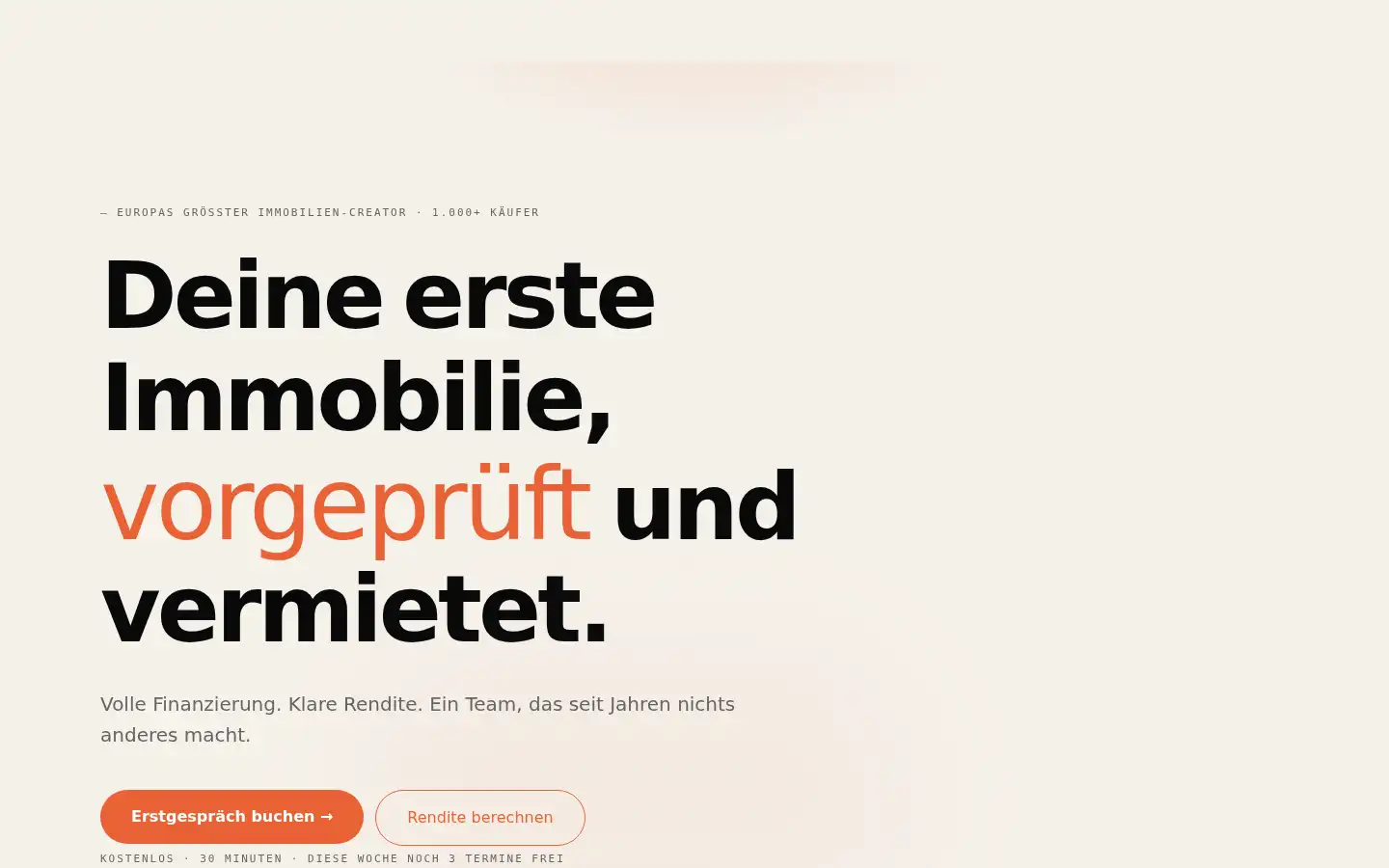 Screenshot of immo-tommy.de