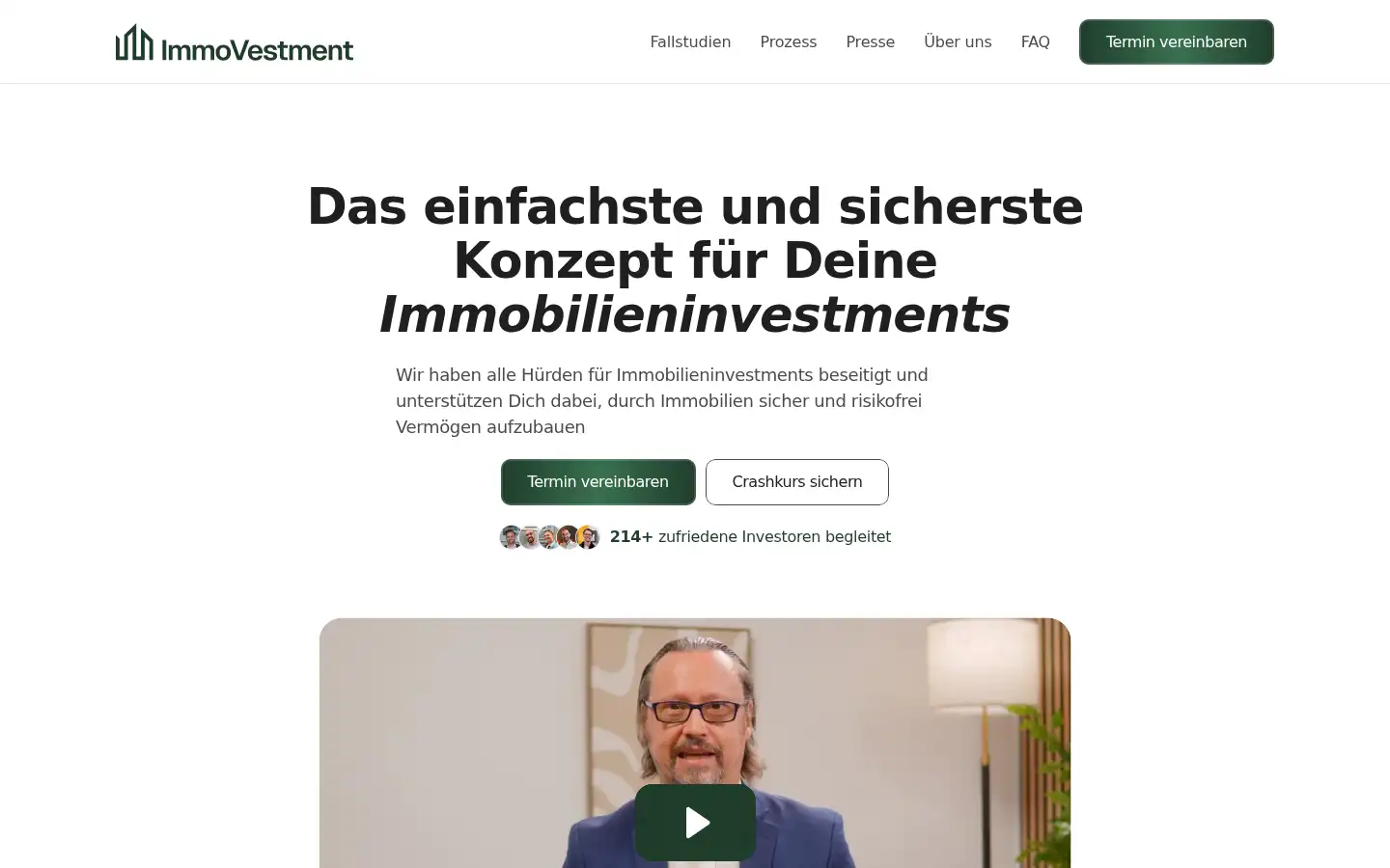 Screenshot of immo-vestment.de
