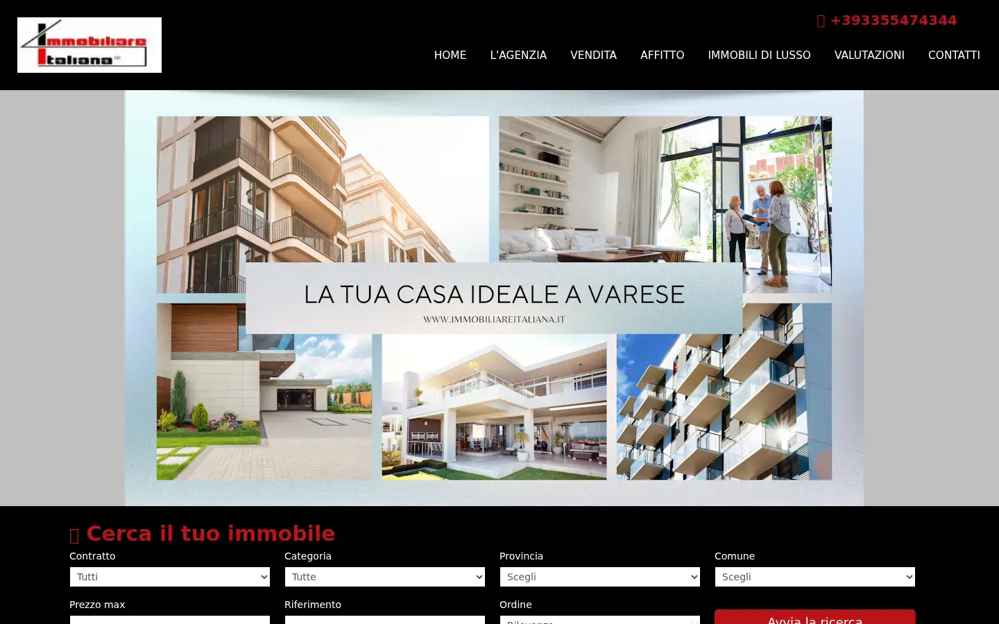 Screenshot of immobiliareitaliana.it