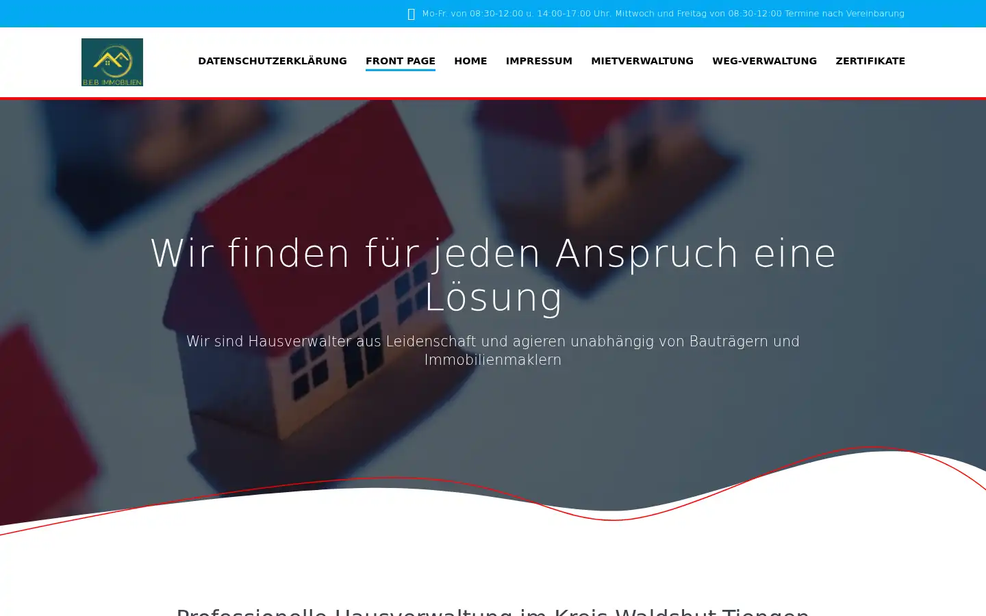 Screenshot of immobilien-beb.de