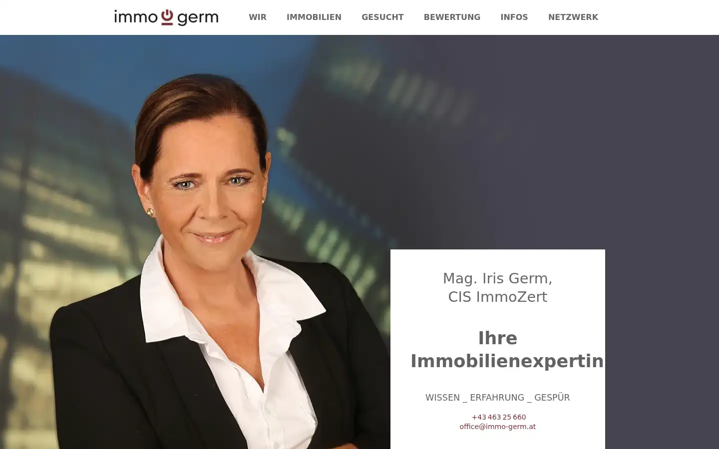 Screenshot of immobilien-germ.at