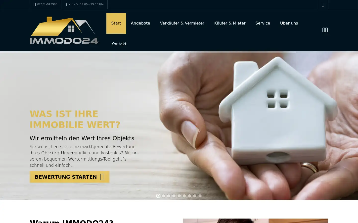 Screenshot of immodo24.com
