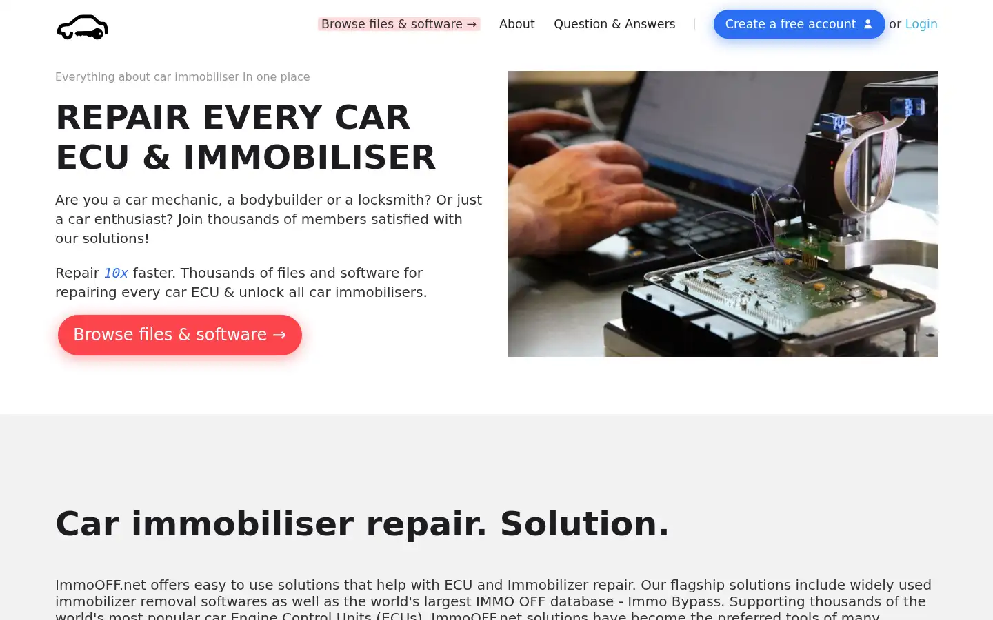 Screenshot of immooff.net