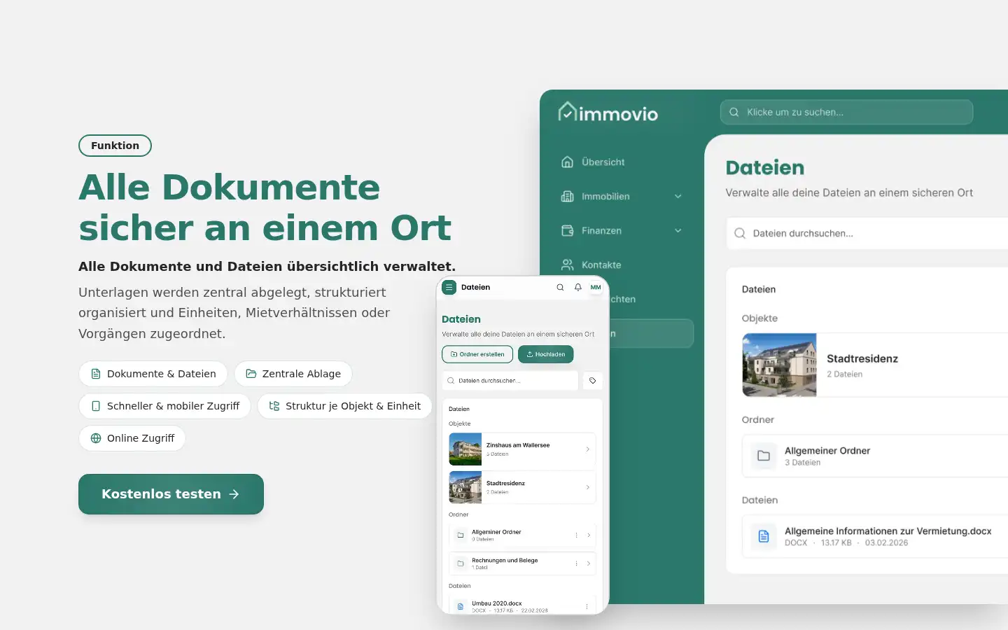 Screenshot of immovio.at