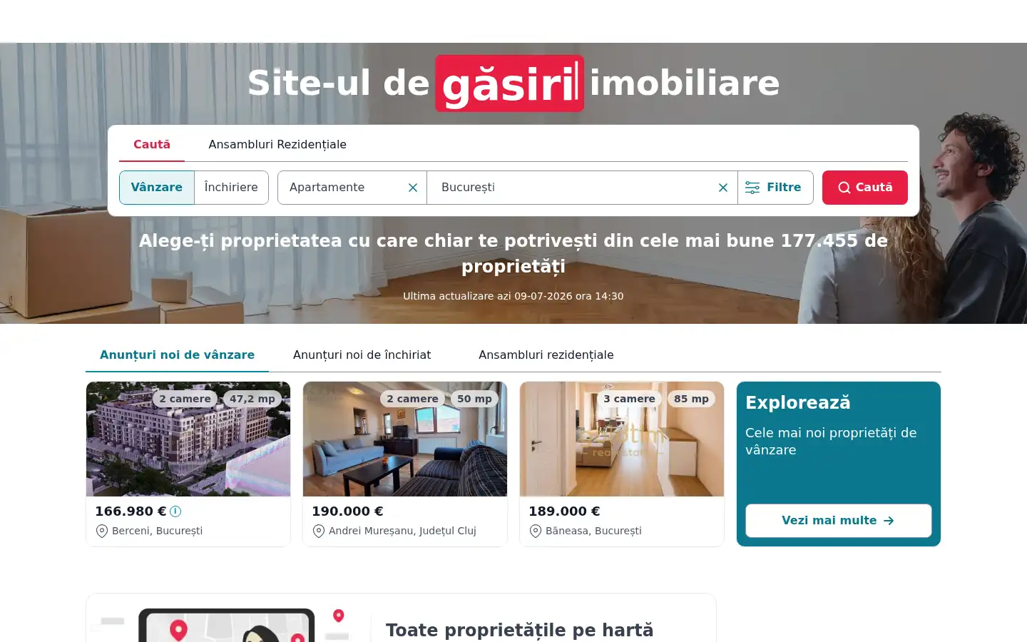 Screenshot of imobiliare.ro