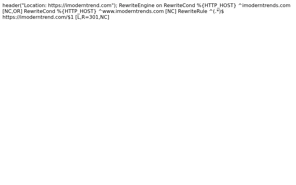 Screenshot of imoderntrends.com