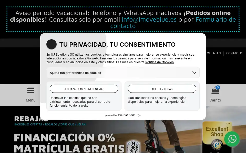 Screenshot of imoveblue.es
