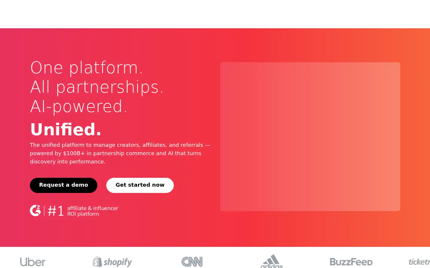 Screenshot of impact.com