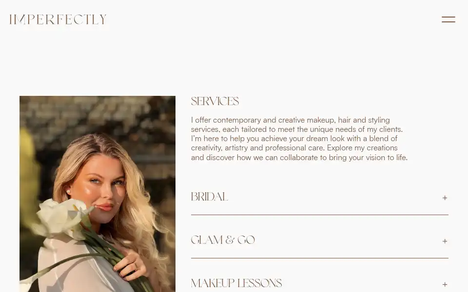 Screenshot of imperfectlybyanna.com
